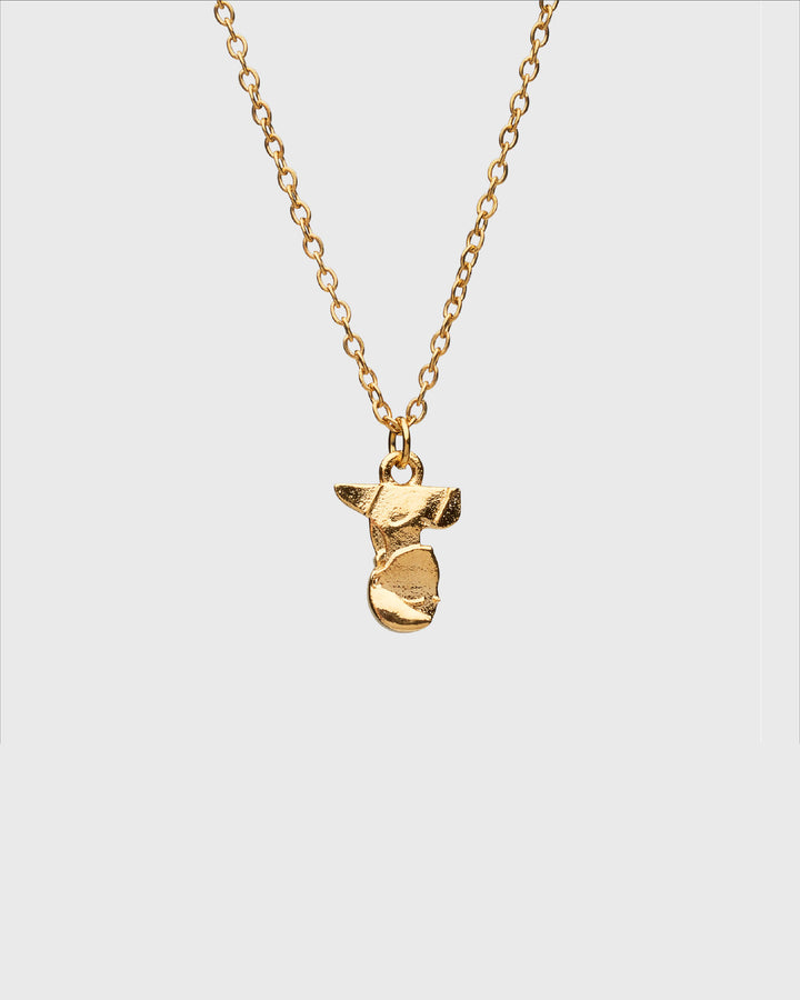 Saents Ariana Grande inspired gold necklace pendant on chain